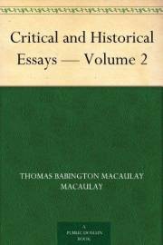 Critical and Historical Essays — Volume 2