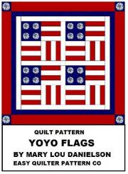 Quilt pattern - Yo-Yo Flags
