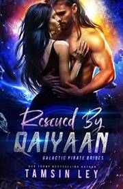 Rescued by Qaiyaan: A Steamy Alien Romance (Galactic Pirate Brides Book 1)