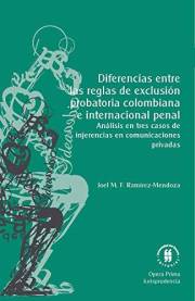 Diferencias entre las reglas de exclusión probatoria colombiana e internacional penal. Análisis en tres casos de injerencias
