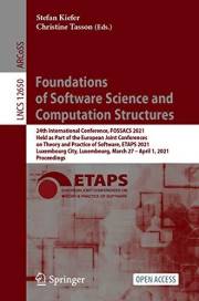 Foundations of Software Science and Computation Structures: 24th International Conference, FOSSACS 2021, Held as Part of the