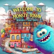 Welcome To Monsty Town ( English - Spanish ): A Bilingual Book About Monsters for Children and Learners of Spanish or English
