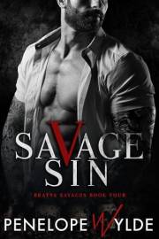 Savage Sin: An Enemies to Lovers MC Romance (Bratva Savages Book 4)