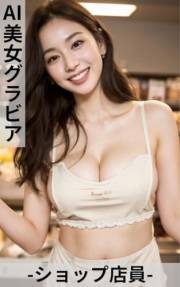 Beautiful store clerk AI Photogravure (Japanese Edition)