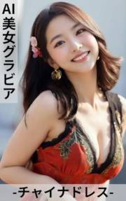 Beautiful woman in Chinese dress AI Photogravure (Japanese Edition)