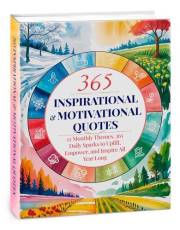 Daily Inspirational and Motivational Quotes: 12 Monthly Themes, 365 Daily Sparks to Uplift, Empower, and Inspire All Year Lon