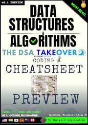 Data Structures and Algorithms: Coding Cheatsheet: The DSA Takeover Edition [preview] (Coding Interview Patterns Book 1)