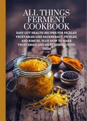 All Things Ferment Cookbook : Easy Gut Health Recipes for Pickled Vegetables like Sauerkraut, Pickles, and Kimchi, Plus How t