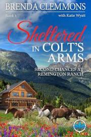 Sheltered in Colt’s Arms: Clean Christian Contemporary Cowboy Small Town Western Romance (Second Chances at Remington Ranch B