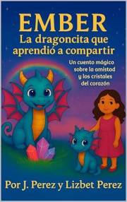 EMBER La dragoncita que aprendió a compartir: Un cuento mágico sobre la amistad y los cristales del corazón (Spanish Edition)