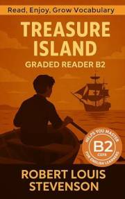 Treasure Island - Graded Reader B2: Retold Short Story for English Learners and Young Adult Classic Lovers – Build Vocabulary