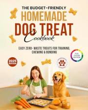 The Budget-Friendly Homemade Dog Treat Cookbook: Vet-Approved Dog Treat Recipes Using Pantry Staples – Easy Zero-Waste Treats