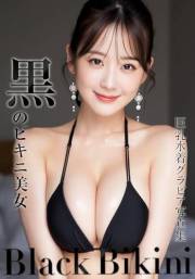 Black Bikini Beauties Big Breasted Swimsuit Photo Collection (Japanese Edition)