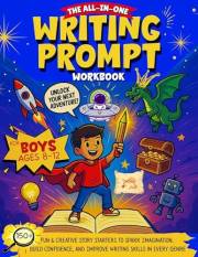 The All In One Writing Prompt Workbook for Boys Ages 8-12: 150+ Fun & Creative Story Starters to Spark Imagination, Build Con