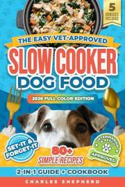 The Easy Vet-Approved Slow Cooker Dog Food Cookbook: 80+ Healthy, Allergy-Friendly, Set-It-and-Forget-It Homemade Recipes Tha
