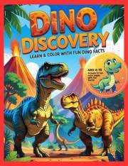 Dino Discovery: Learn with Fun Dino Facts & Full-Color Illustrations: A Prehistoric Learning Book for Kids Ages 4–10 Featurin