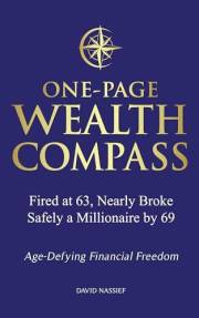 One-Page Wealth Compass: Fired at 63 Nearly Broke - Safely a Millionaire by 69