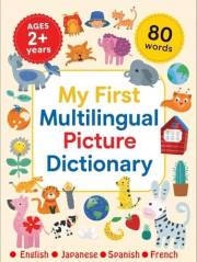 My First Multilingual Picture Dictionary.: 80 Simple First Words in English, Spanish, Japanese & French | Bright Pictures & E