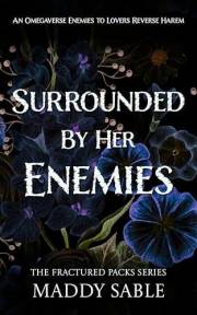 Surrounded by Her Enemies: An Omegaverse Enemies to Lovers Reverse Harem (The Fractured Packs Series Book 1)