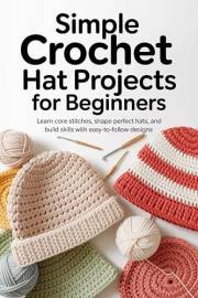 Simple Crochet Hat Projects for Beginners: Learn Core Stitches, Shape Perfect Hats, and Build Skills with Easy-to-Follow Desi
