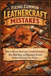 Fixing Common Leathercraft Mistakes: How to Rescue Bad Cuts, Crooked Stitches, Dye Blotches, and Beginner Errors Without Ruin