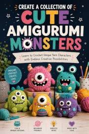 Create a Collection of Cute Amigurumi Monsters: Learn to Crochet Unique Yarn Characters with Endless Creative Possibilities