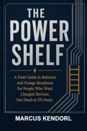 The Power Shelf: A Field Guide to Batteries and Outage Readiness for People Who Want Charged Devices, Not Dead-at-2% Panic (S