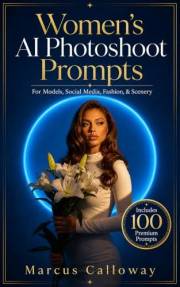 Womens AI Photoshoot Prompts: For Models, Social Media, Fashion, & Scenery (Ai Prompting Guide Book 3)
