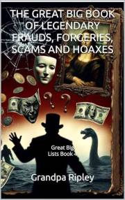 THE GREAT BIG BOOK OF LEGENDARY FRAUDS, FORGERIES, SCAMS AND HOAXES: Great Big Lists - Book 4 (THE GREAT BIG LIST BOOKS)