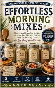 Effortless Morning Mixes: Make-Ahead Pancakes, Muffins, Oatmeal Jars, Biscuits, Waffles and Cozy Morning Mixes for Busy Famil