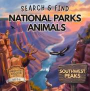 Search & Find National Parks Animals: Southwest Peaks (Ranger Kota's Riddles for Littles)