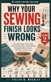 Why Your Sewing Finish Looks Wrong: Volume 2: Coverstitch Skips, Tunnel Hems, Chewed Serger Edges, Pocket Bubbles, Rolling Wa