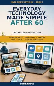 Everyday Technology Made Simple After 60: A Patient, Step-by-Step Guide to Smartphones, Video Calls, Photos, Apps, Wi-Fi and