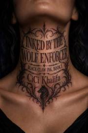 Inked By The Wolf Enforcer: Shifter Romance (Black Claw Ink Book 1)
