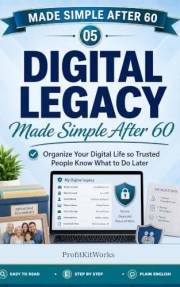 Digital Legacy Made Simple After 60: Organize Your Digital Life so Trusted People Know What to Do Later (ProfitKitWorks Senio