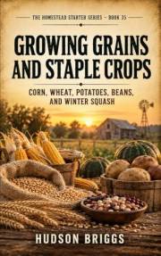 Growing Grains and Staple Crops: Corn, Wheat, Potatoes, Beans, and Winter Squash (The Homestead Starter Series Book 35)
