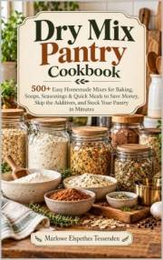 Dry Mix Pantry Cookbook: 500+ Easy Homemade Mixes for Baking, Soups, Seasonings & Quick Meals to Save Money, Skip the Additiv