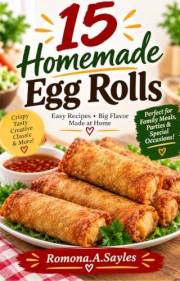 15 Homemade Egg Roll Recipes: Volume 2: Delicious Homemade Fillings, Crispy Wrappers & Flavorful Dipping Ideas